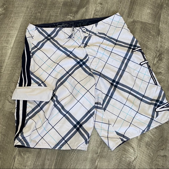 Aeropostale Other - Men’s Plaid White Swim Trunks Swimsuit Aero